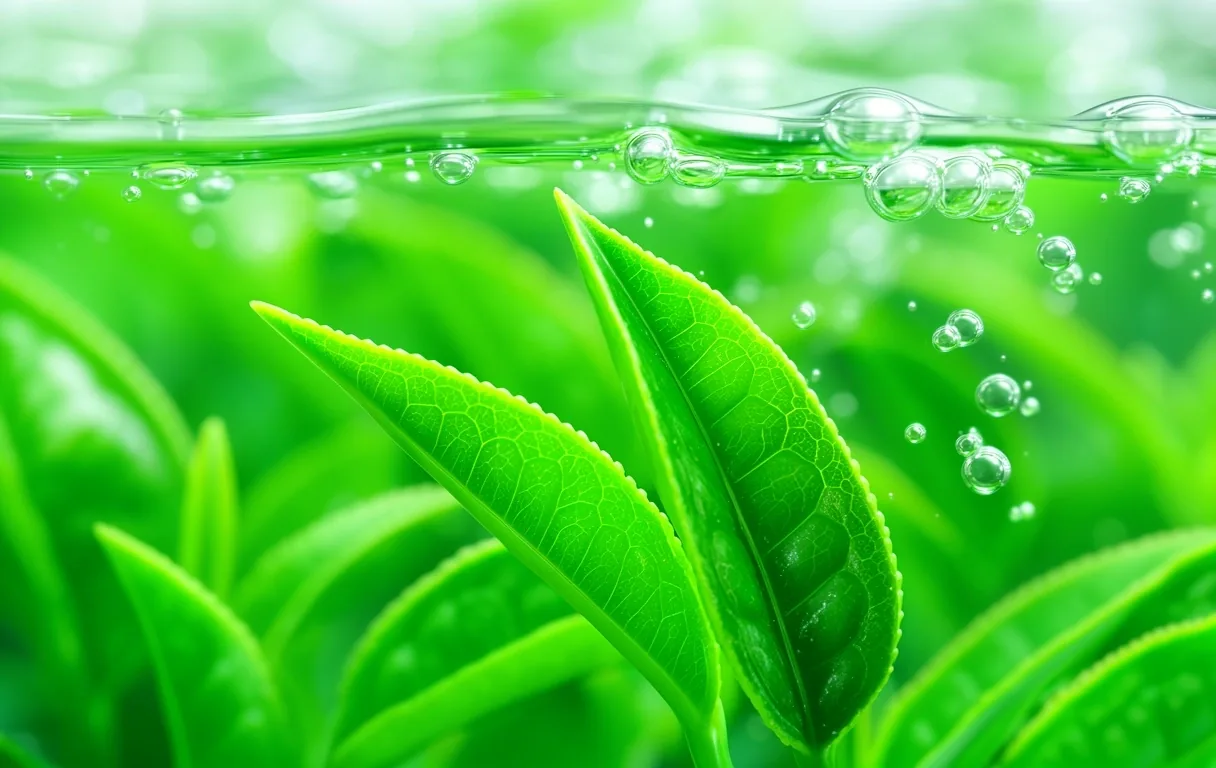 Green Tea detail